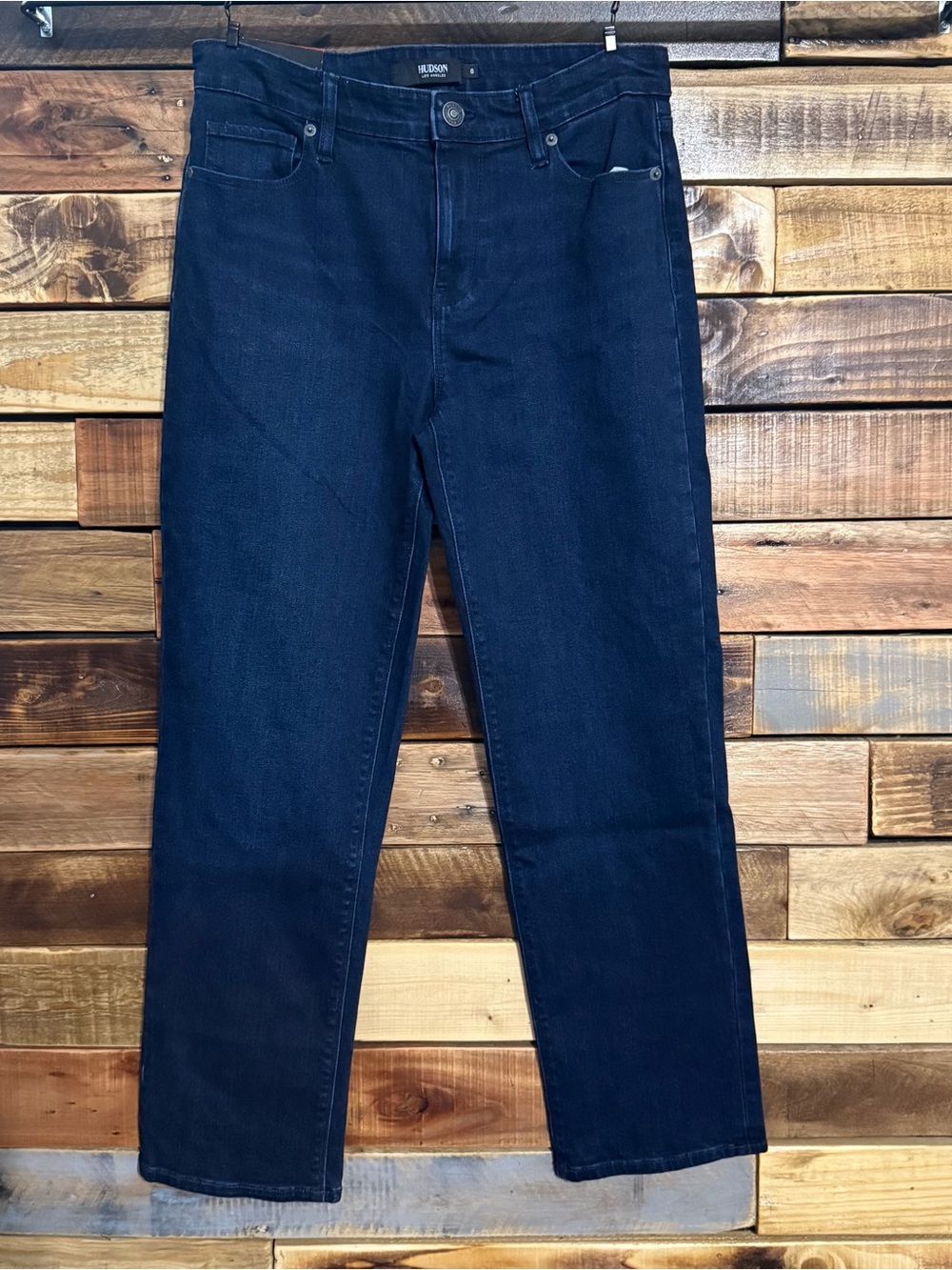 Hudson Obscurity Blue Premium Stretch Straight Jeans 8/29 NWT